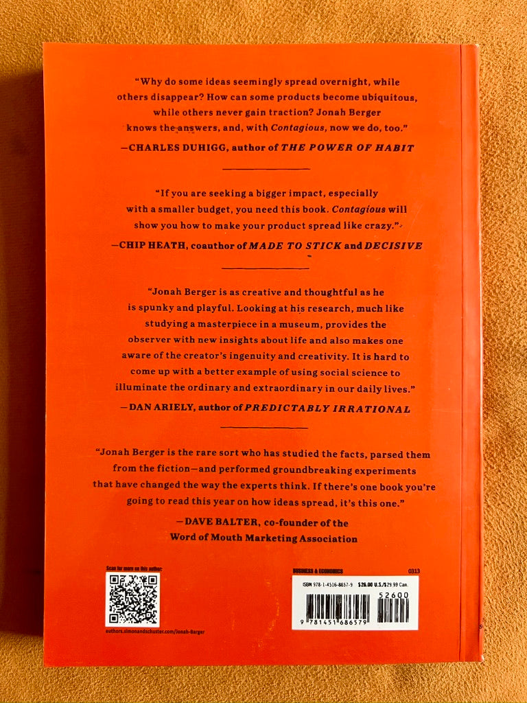 Contagious: Why Things Catch On