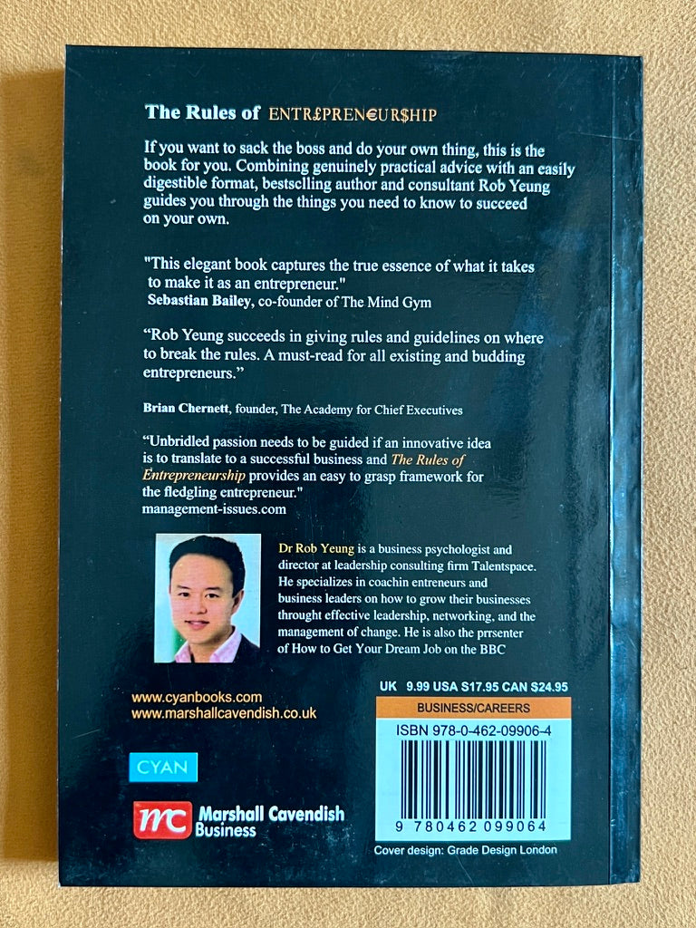 The Rules of Entrepreneurship