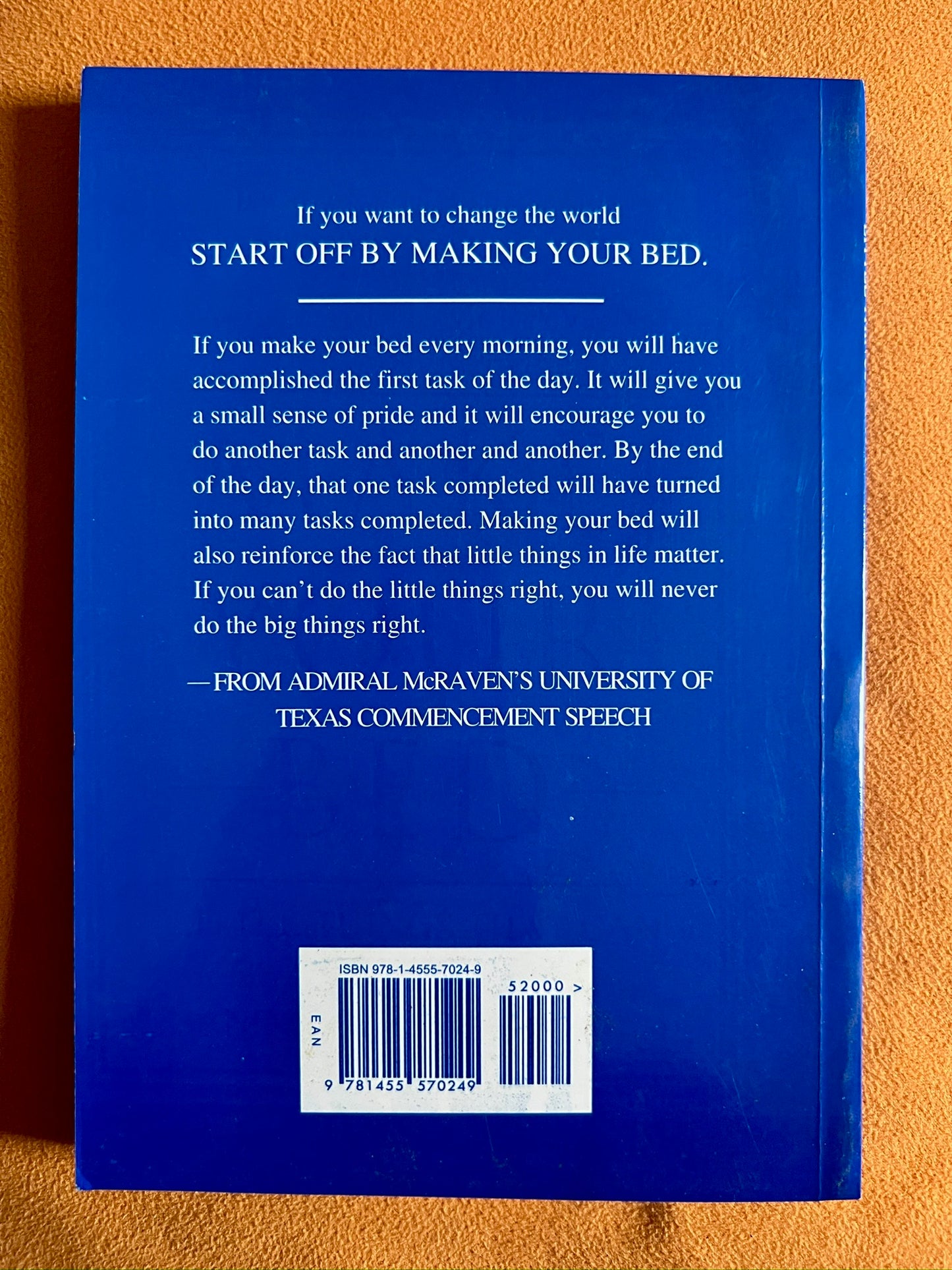 Make Your Bed: Little Things that Can Change Your Life and Maybe the World