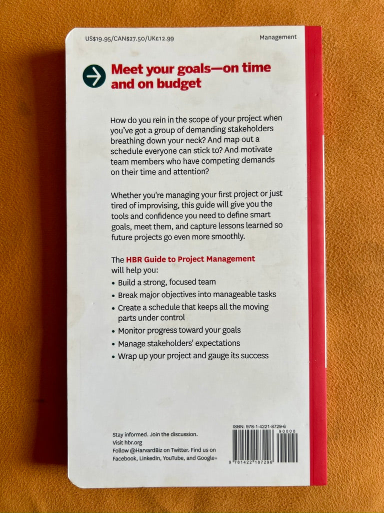 HBR Guide to Project Management