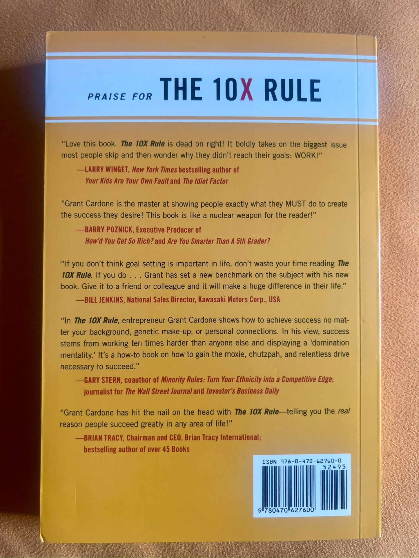 The 10X Rule: The Only Difference Between Success and Failure