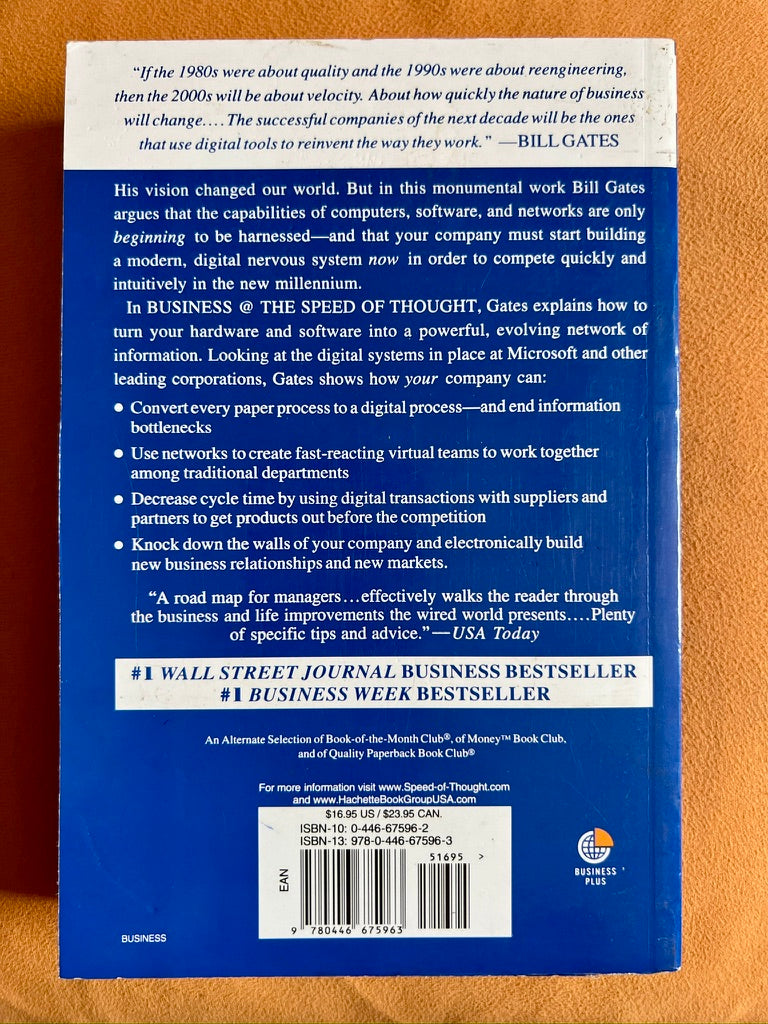 Business @ the Speed of Thought: Succeeding in the Digital Economy