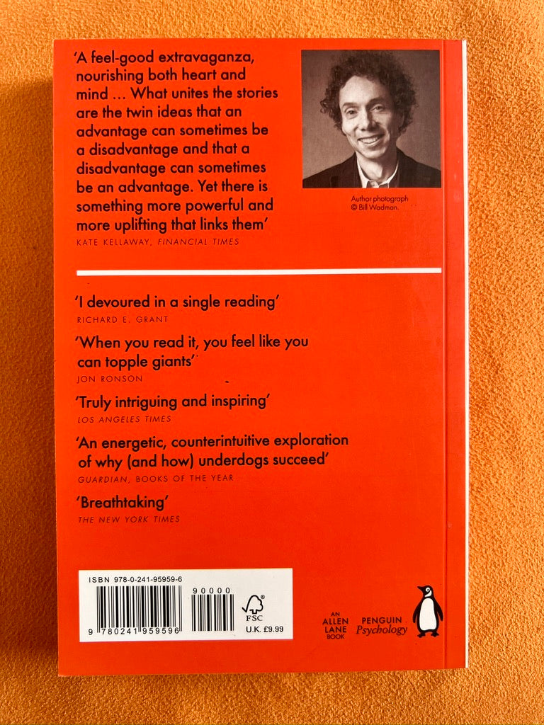 David & Goliath: Underdogs, Misfits, and the Art of Battling Giants