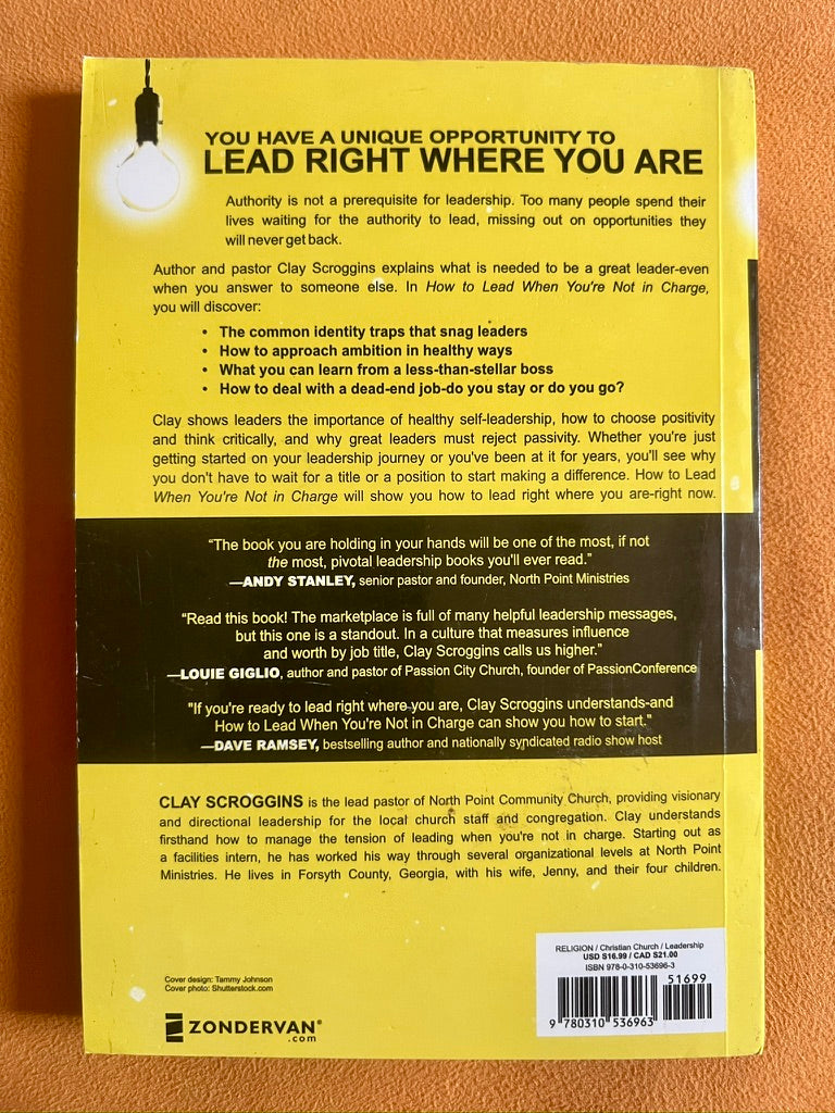 How to Lead When You're Not in Charge