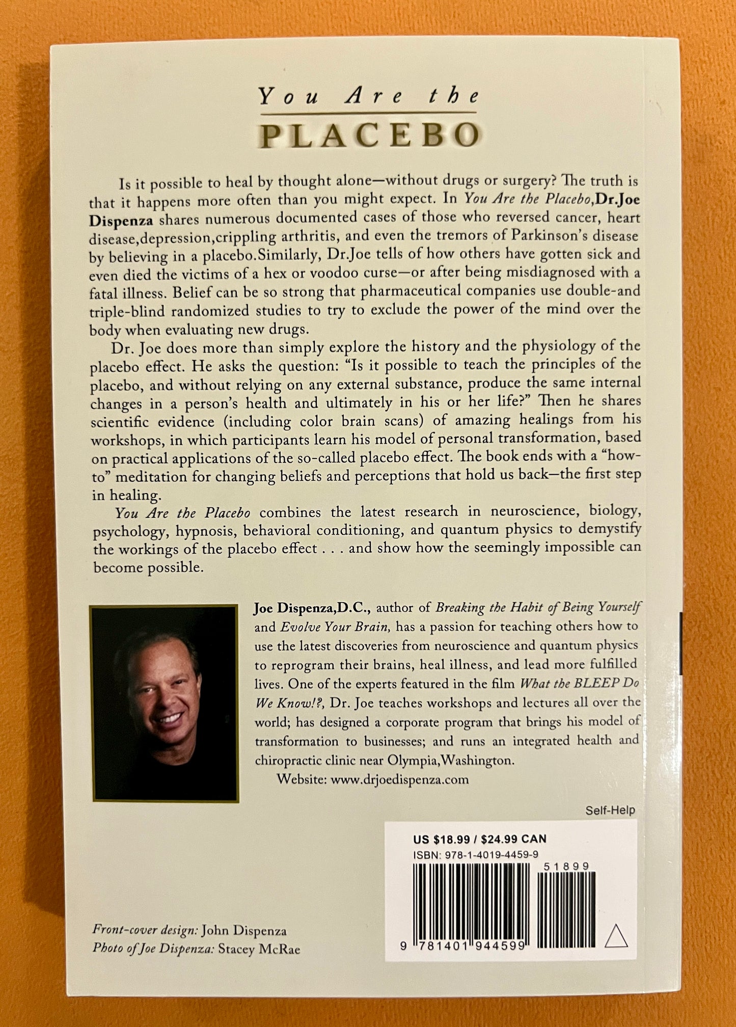 You Are the Placebo: Making Your Mind Matter