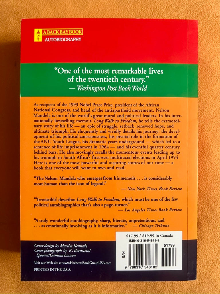Long Walk to Freedom: The Autobiography of Nelson Mandela