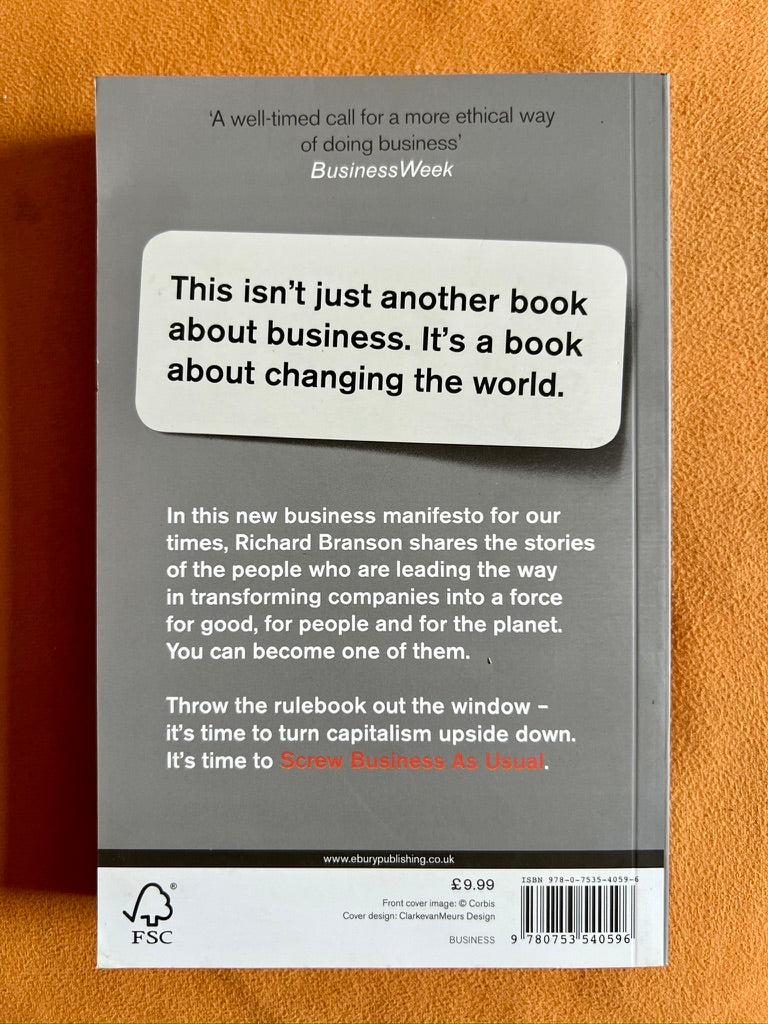 Screw Business As Usual