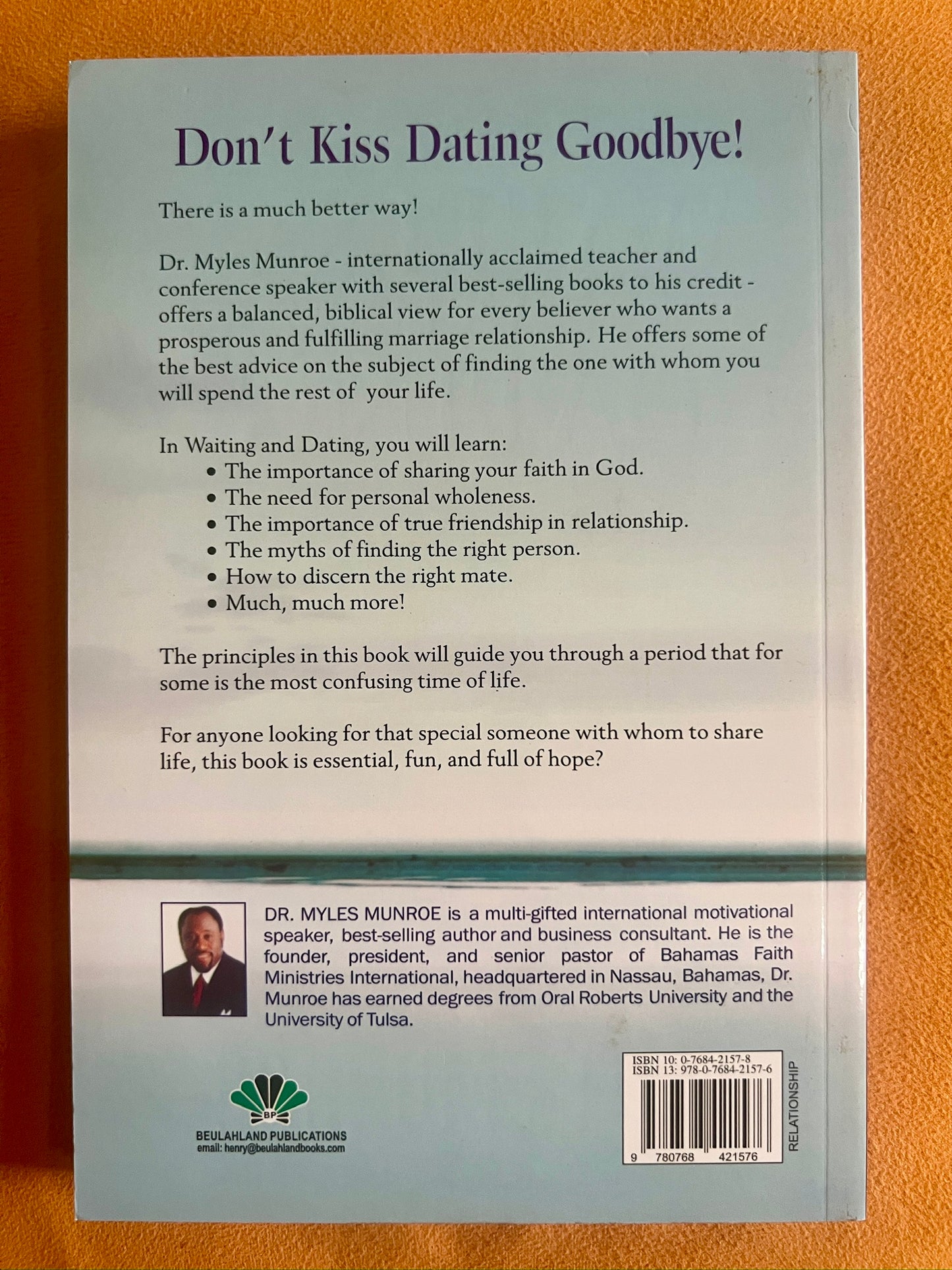 Waiting and Dating: A Sensible Guide to a Fulfilling Relationship