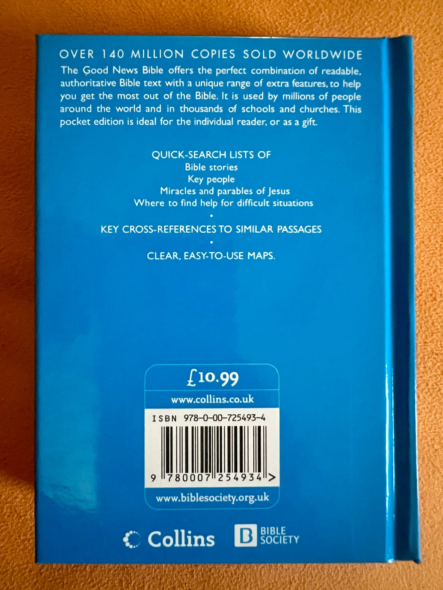 Portable Good News Bible with Blue Hardcover