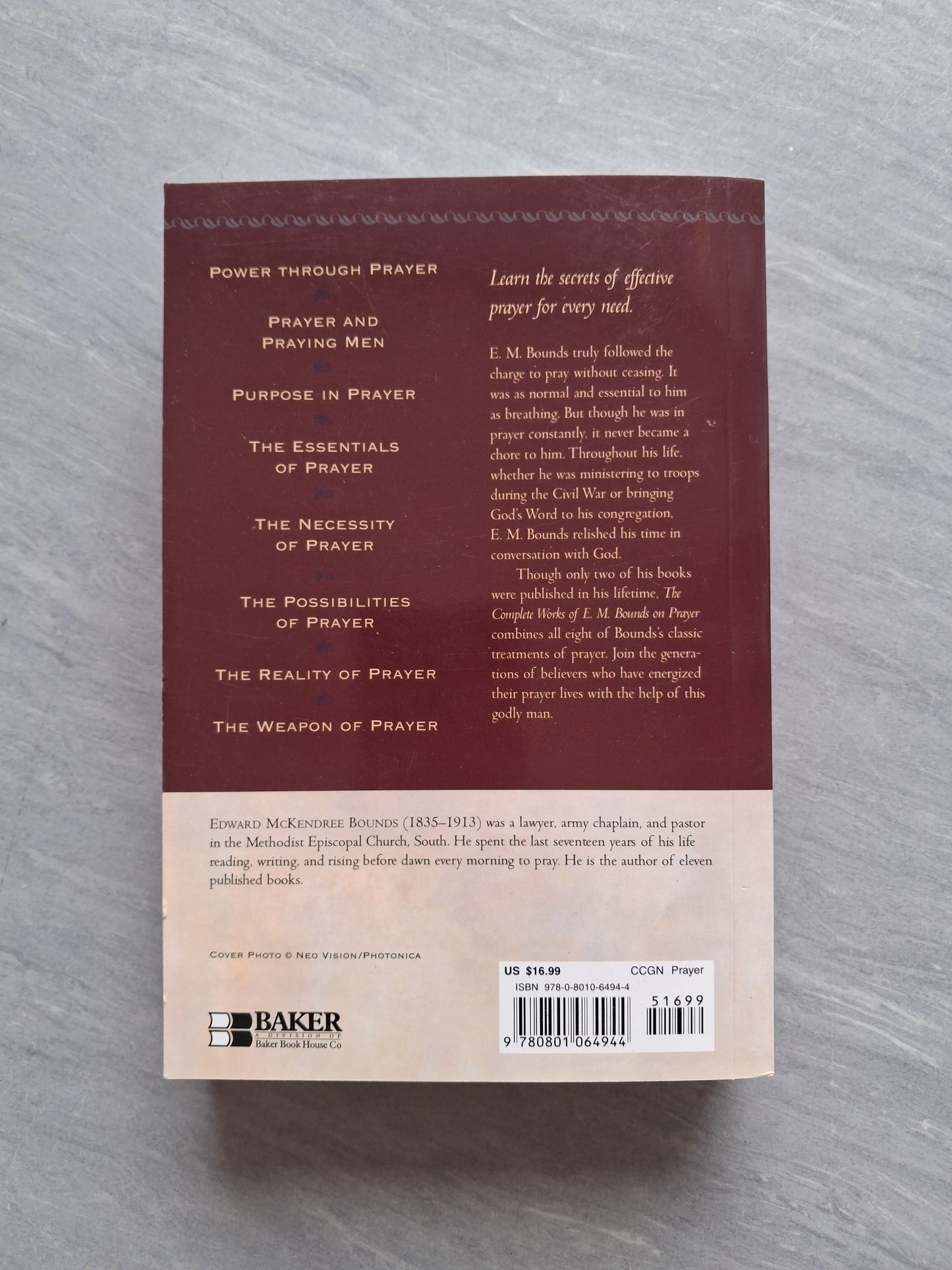 E. M. Bounds On Prayer