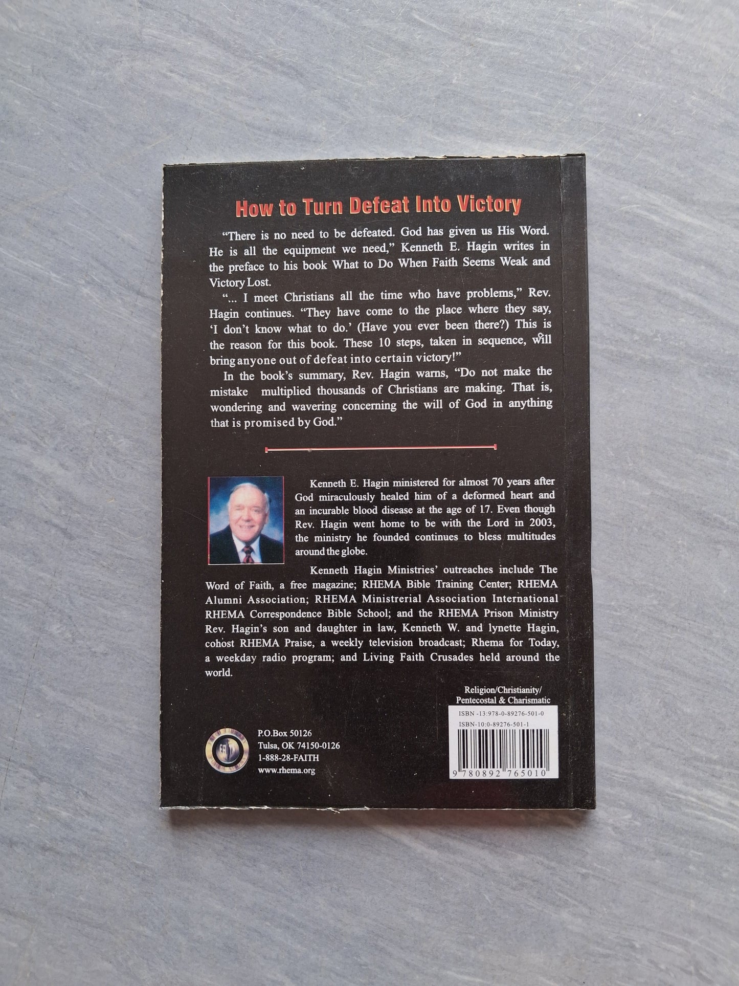 What To Do When Faith Seems Weak And Victory Lost