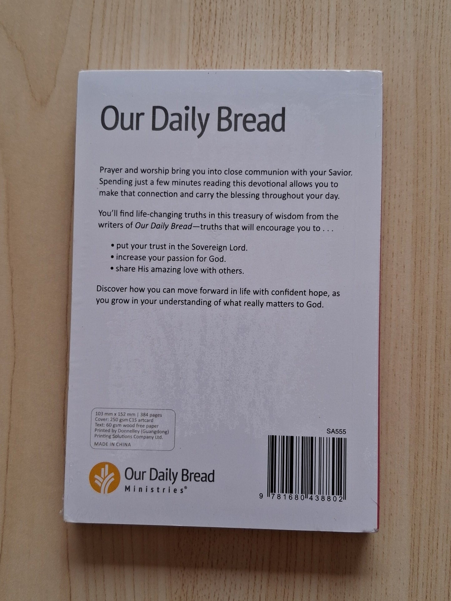 Our Daily Bread 2026 (Pink Flower Cover)