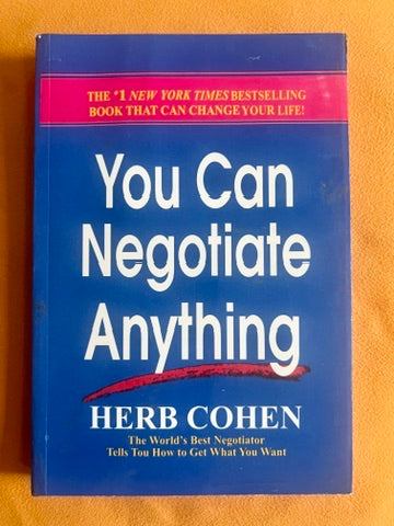 You Can Negotiate Anything